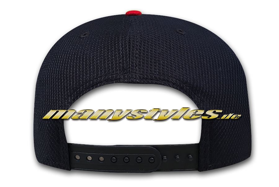 New England Patriots  NFL Team Outline 9Fifty Diamond Era Snapback Cap Navy Red OTC von New Era Snapbackverschluss