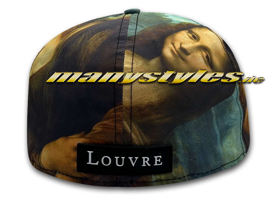 Louvre All Over Print Mona Lisa 9FIFTY AOP Snapback Cap in official original Color von New Era Backview