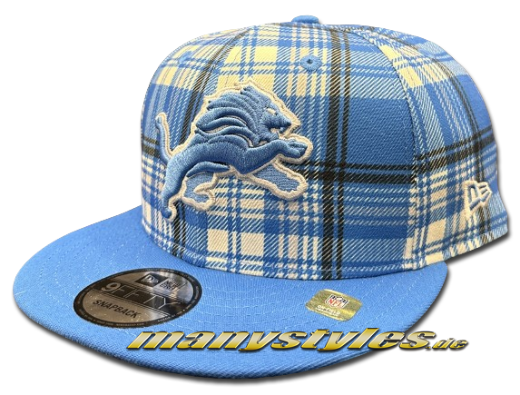 Detroit Lions NFL24 SL 9FIFTY Snapback Cap Blue White OTC von New Era