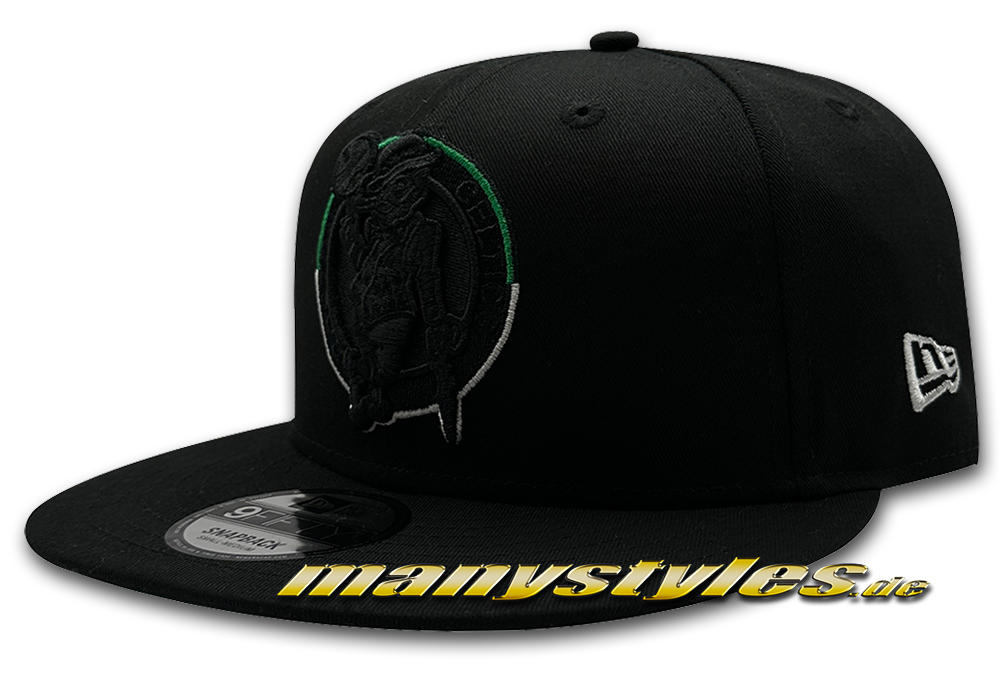 Boston Celtics NBA 9FIFTY Snapback Cap Split Logo Black OTC von New Era