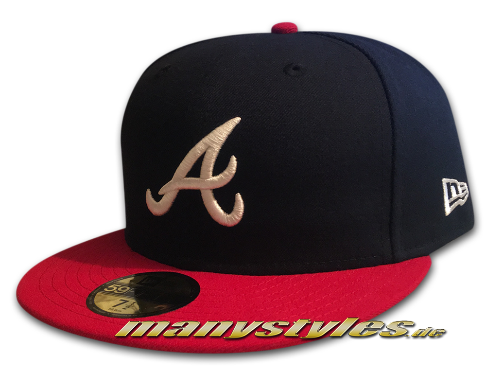 atlanta-braves-mlb-ne-team-structure-authentic-performance-59fifty-cap-original-team-color-otc Atlanta Braves 59FIFTY MLB NE Team Structure Authentic Performance Cap Home von New Era
