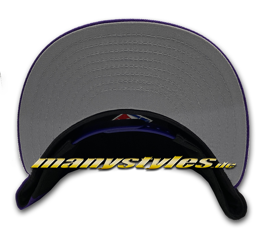 New Era Phoenix Suns NBA21 75Years 9FIFTY City Snapback Cap in Black Orange Purple Yellow White OTC Original Team Color Undervisor