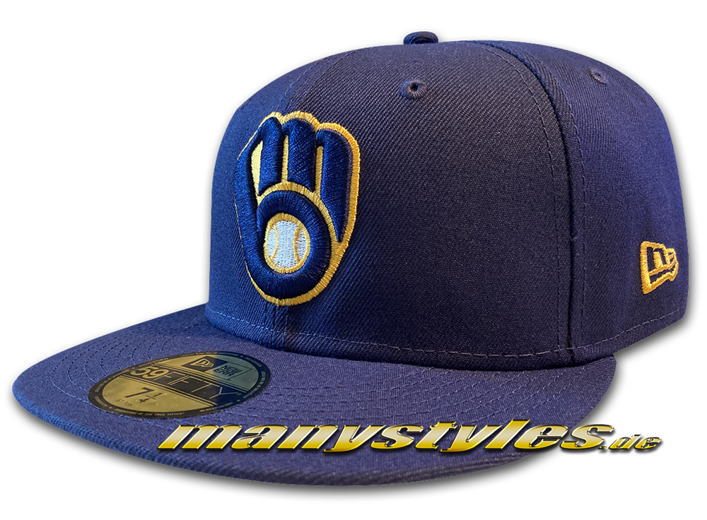 Milwaukee Brewers MLB 59FIFTY Authentic NE Team Structure Cap von New Era