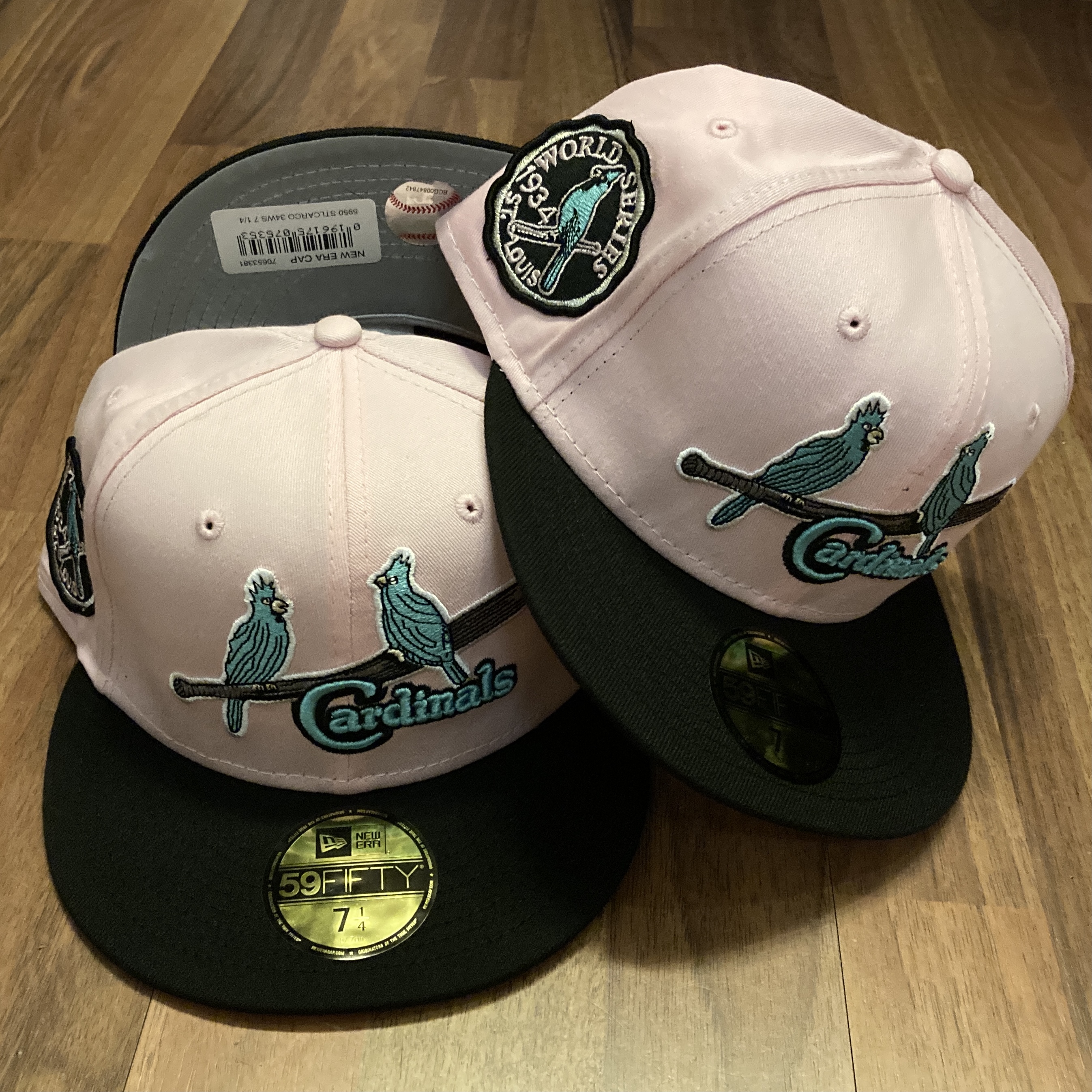 St. Louis Cardinals MLB 59FIFTY manyStyles Pastell exclusive in MiamiViceStyle Pink Mint Color von New Era Alternate