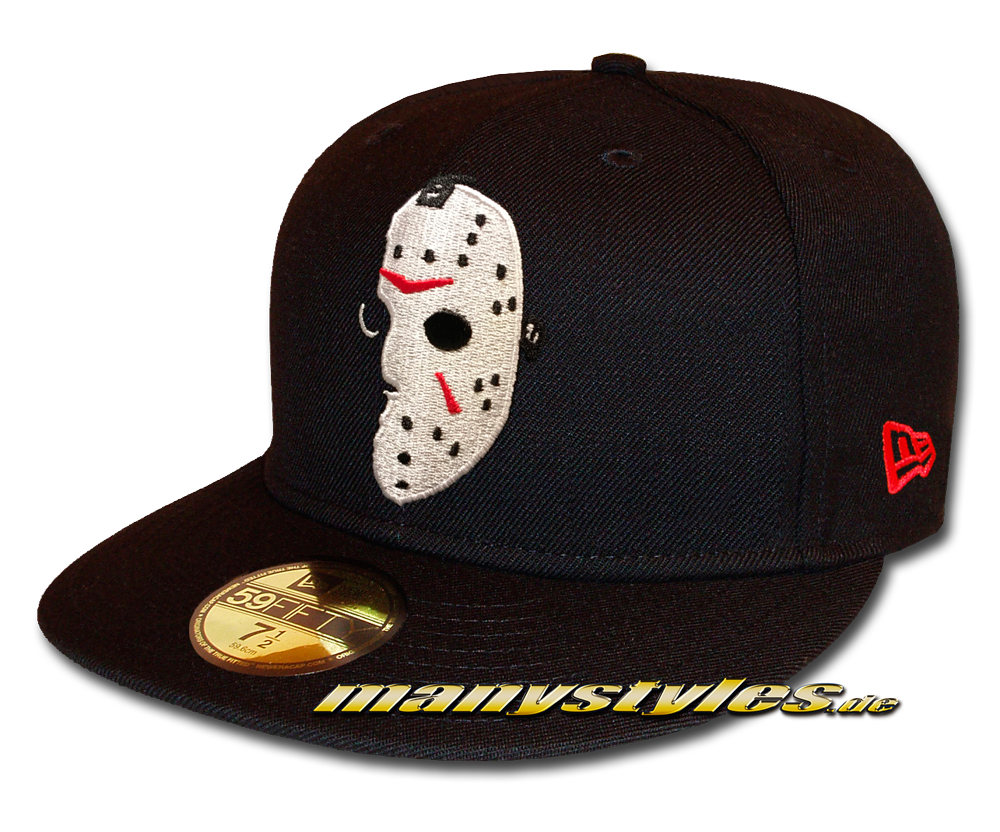 Friday the 13th 5950 59FIFTYFitted Cap Black White Red von New Era Cap