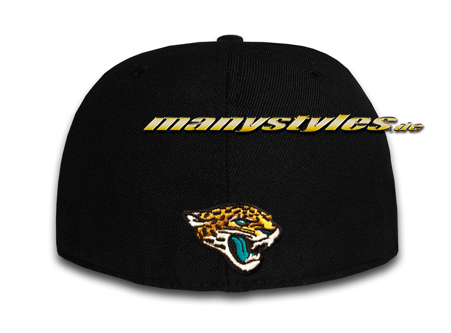 Jacksonville Jaguars 59FIFTY NFL exclusive Cap Elemental Black Team Color OTC von New Era Backview