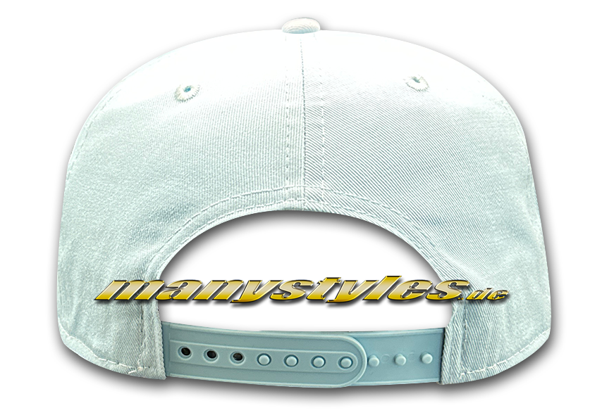 Las Vegas Raiders NFL 9FIFTY Snapback Cap Light Sky Metallic Silver von New Era Backview