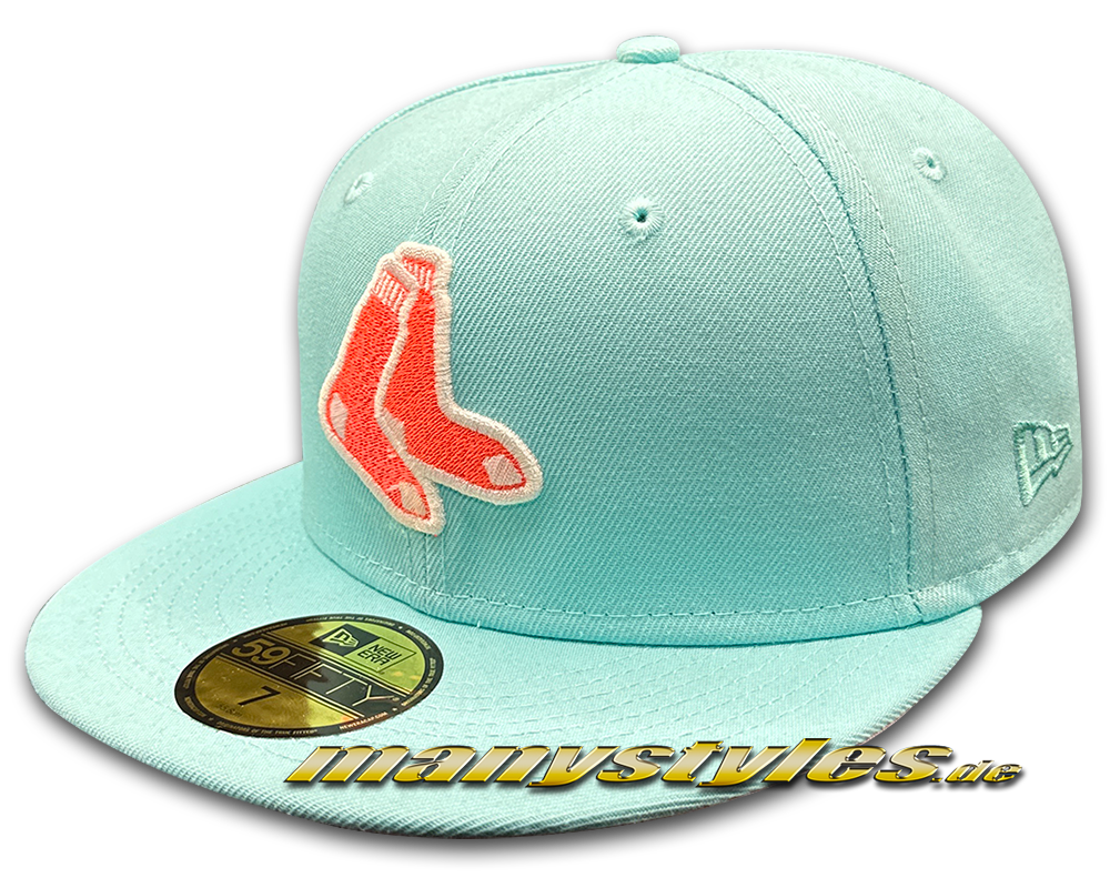 Boston Red Sox 59FIFTY MLB HWC 35 Years Anniversary Clear Mint Pink von NEW ERA