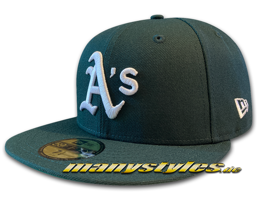 Oakland Athletics 59FIFTY MLB Authentic Retro Sports 1989 Cap Team Structure Cap Road 59FIFTY von New Era 
