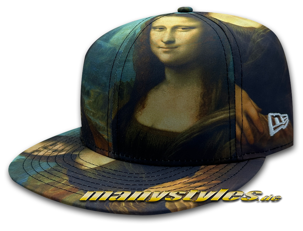 Louvre All Over Print Mona Lisa 9FIFTY AOP Snapback Cap in official original Color von New Era