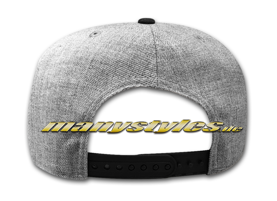 Aquaman DC Comic 9FIFTY One Size US Snapback Cap Heather Graphite Black von New Era Rückseite Snapbackverschluss