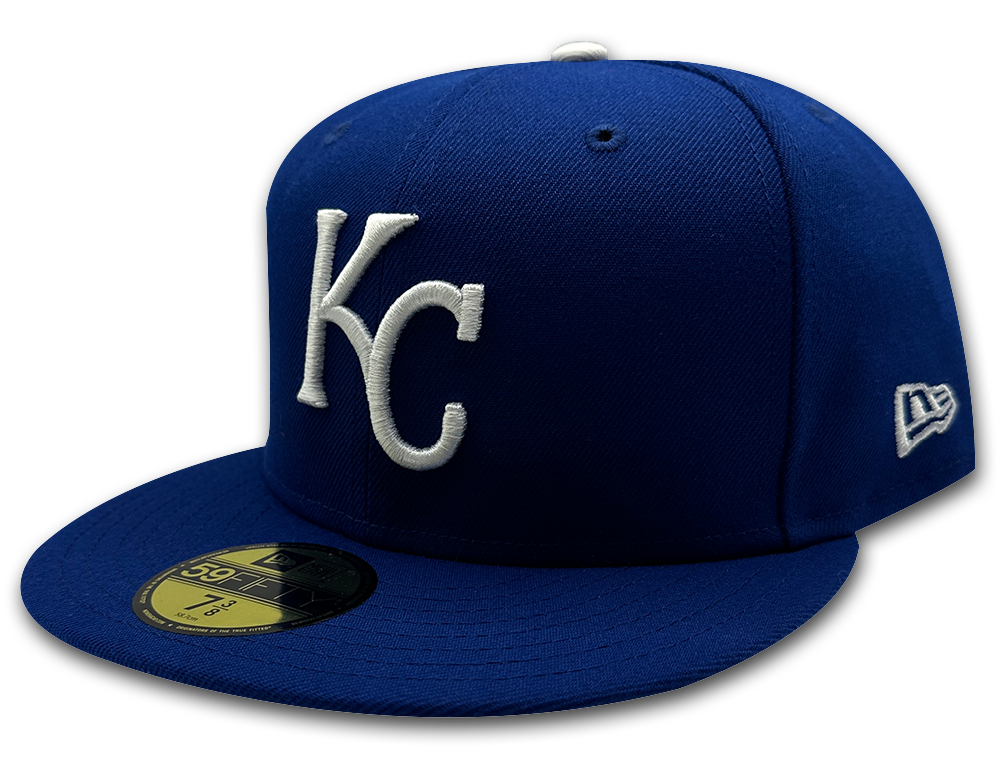 Kansas City Royals MLB 59FIFTY Authentic NE Team Structure Cap in Royal White OTC von New Era manystyles