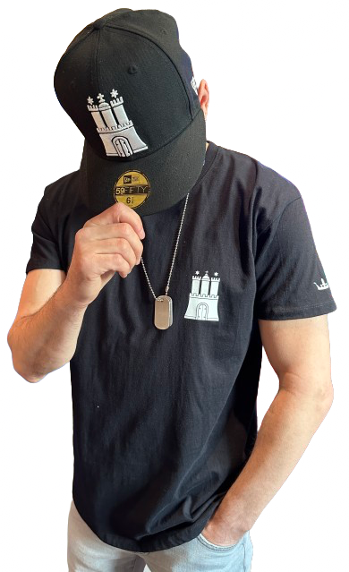 HH_Hamburg_exclusive_T-Shirt_Hammaburg_Black_White_Back_front_Real