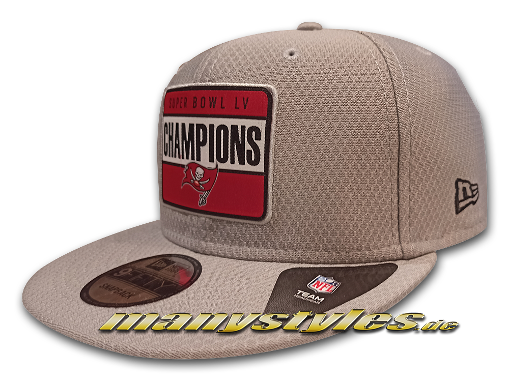 Tampa Bay Buccaneers NFL Superbowl LV Tampa Bay Buccaneers NFL Superbowl LV 950 Snapback Cap Grey OTC von New Era