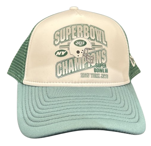 New York Jets NFL Superbowl lll Trucker Cap von New Era