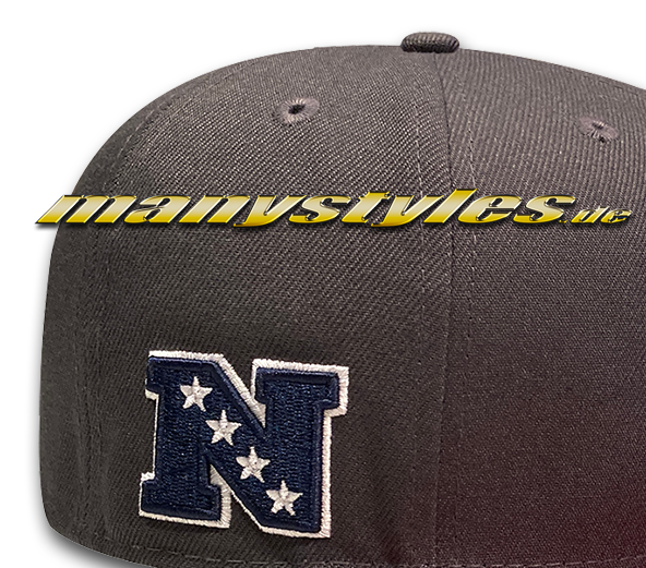 New Orleans Saints NFL OTC 59FIFTY Cap Graphite Black Team Gold von New Era Alternate View NFC Logo