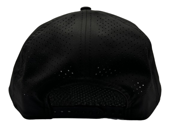 Las Vegas Raiders NFL 9SEVENTY Stretch Snapback Performance Cap Team Color Black White OTC von New Era Backview