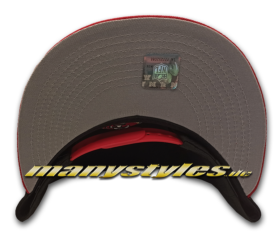 San Francisco 49ers NFL 9FIFTY Draft 22 Snapback Cap Black Red OTC Team Color von New Era Undervisor