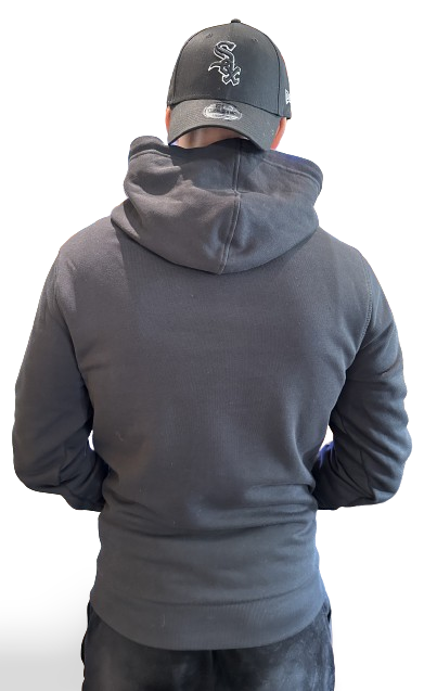 Chicago White Sox MLB Hooded Sweatshirt Black White von New Era Backview