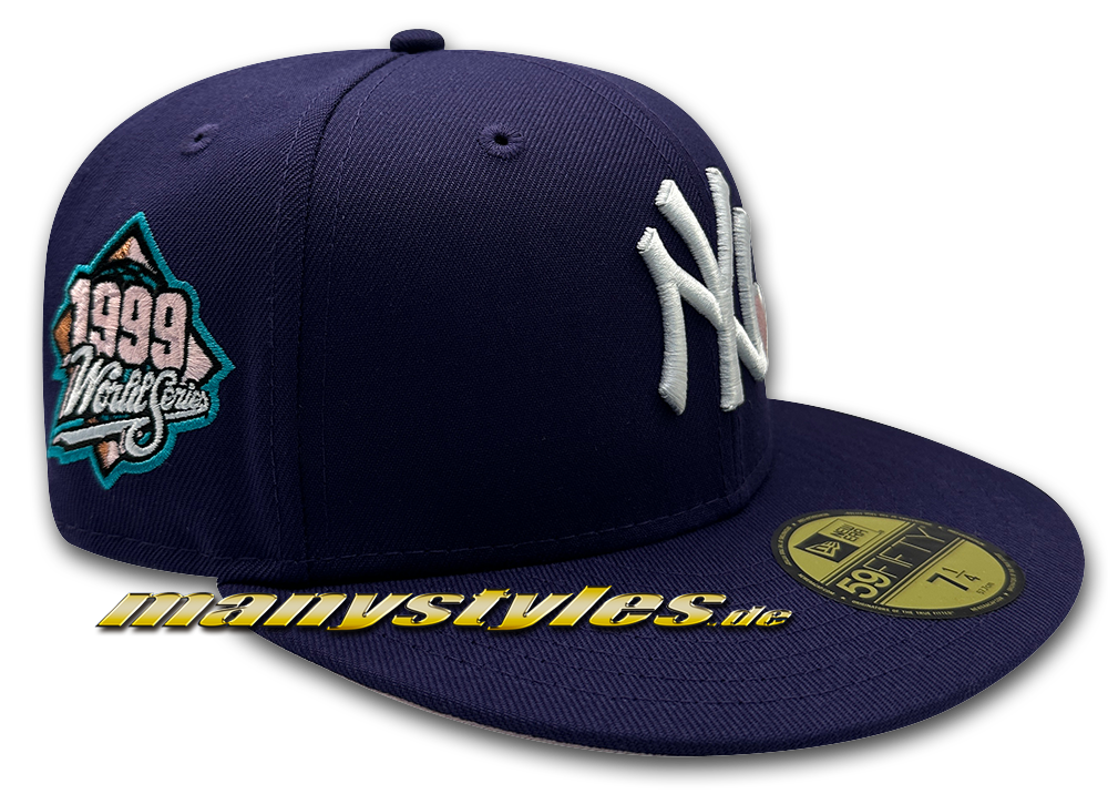 NY Yankees MLB 59FIFTY 1999 Heart NY Love Cap Purple