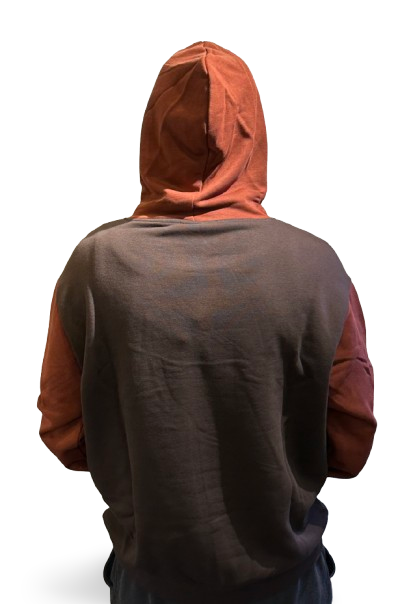San Diego Padres MLB League Essential Hooded Brown OTC Backview