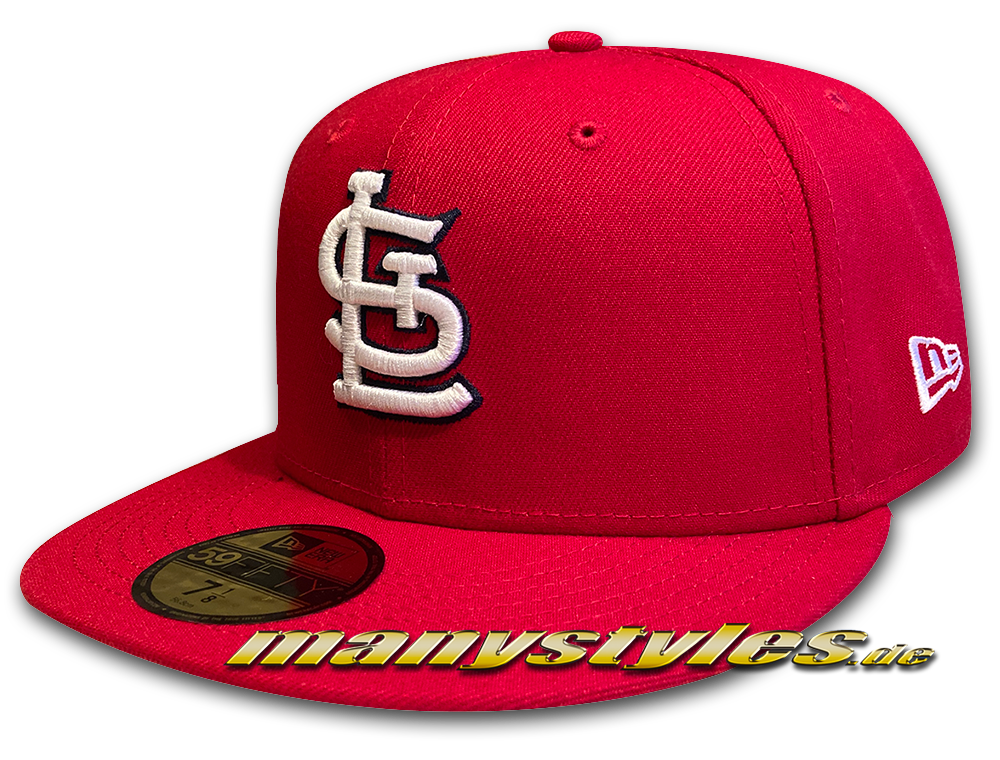 Saint Louis Cardinals MLB 59FIFTY Authentic NE Team Structure Cap in Red White Black OTC von New Era