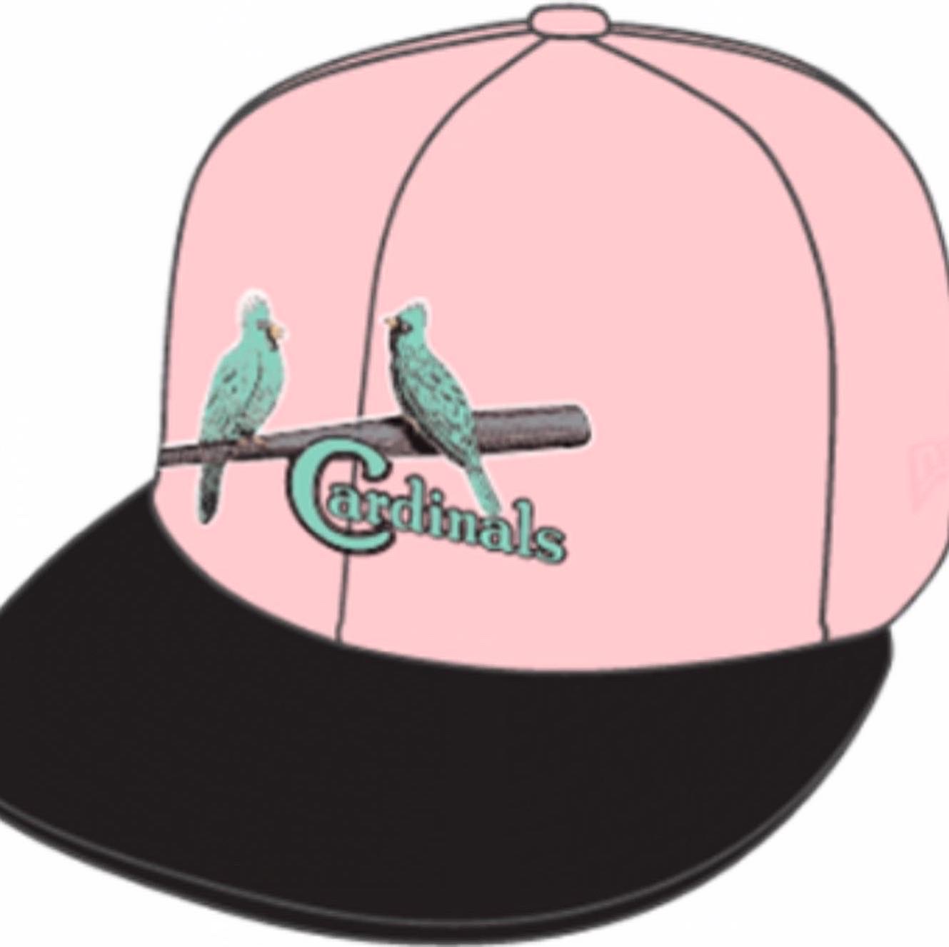 St. Louis Cardinals MLB 59FIFTY manyStyles Pastell exclusive in MiamiViceStyle Pink Mint Color von New Era